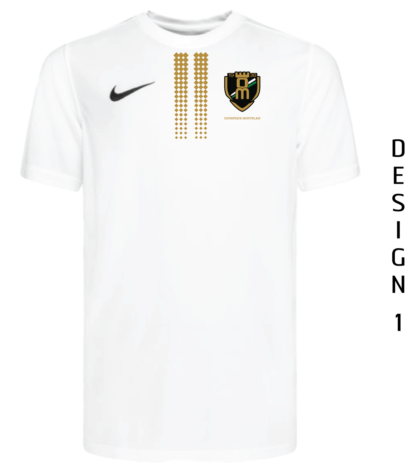 Maillot blanc manches courtes (Adulte)