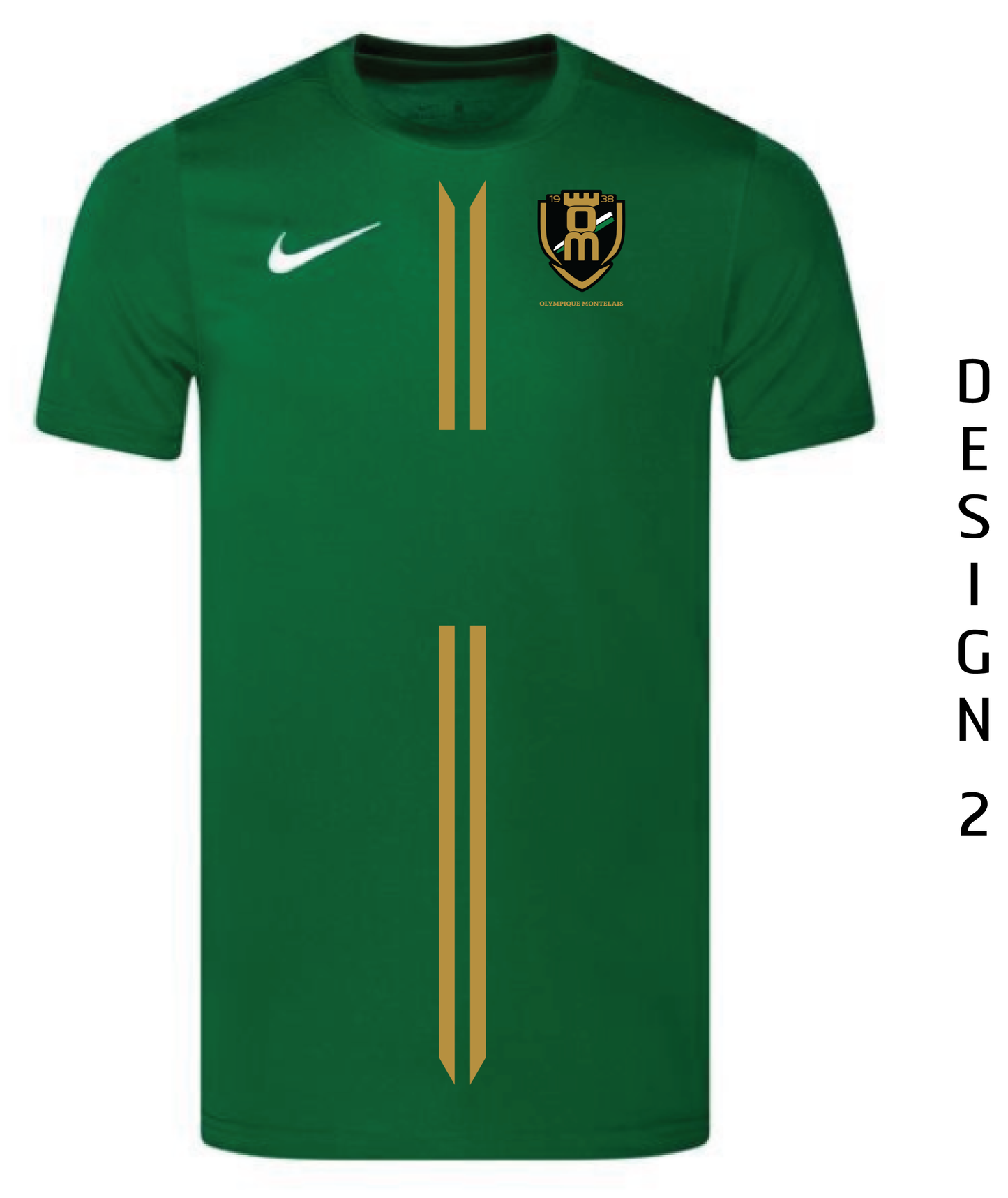 Maillot vert manches courtes (Enfant)