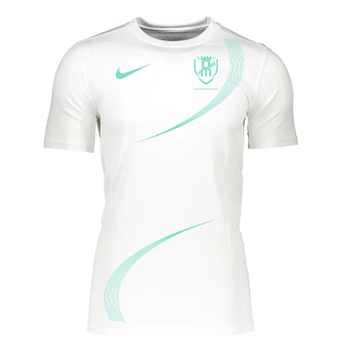 MAILLOT EXCLUSIF Manches courtes Blanc / Vert d'eau