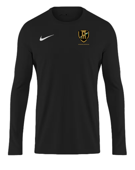 Maillot noir manches longues (Adulte)