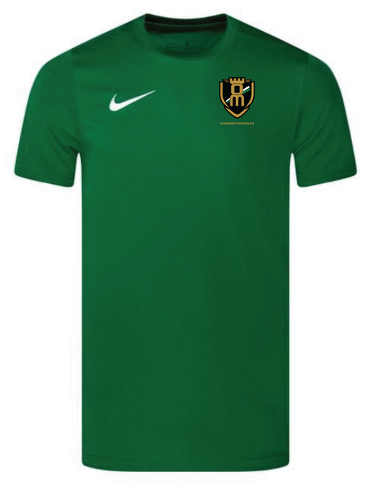 Maillot vert manches courtes (Adulte)